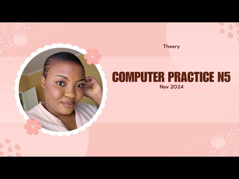 Computer practice N5 theory Nov 2024 - YouTube