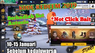 Kode Redeem Freefire Terbaru 2019Set Bundle Antonio???