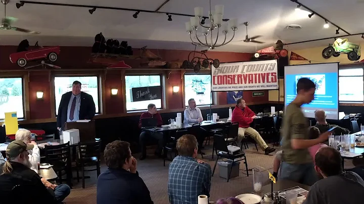 John Hendrickson speaks at Pizza & Policy about th...