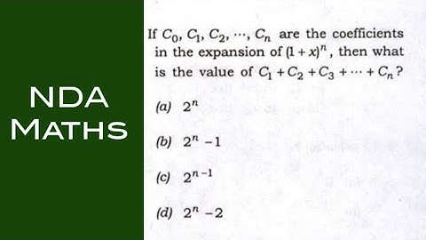 if C0 , C1, C2 ,C3.....Cn are the coefficient in the expansion of (1+x)^n then what is the value..