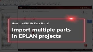 EPLAN Data Portal: Import