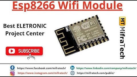 Esp8266 Wifi Module - Mifratech#mifratechprojects #automaticsanitizer #bestengineeringprojects