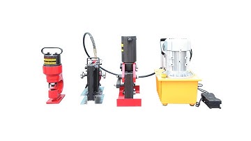 Portable busbar processing machine