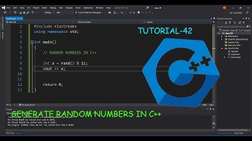 How To Generate Random Numbers in C++ | Tutorial 42 | RANDOM NUMBERS | Class 42 | Urdu/Hindi