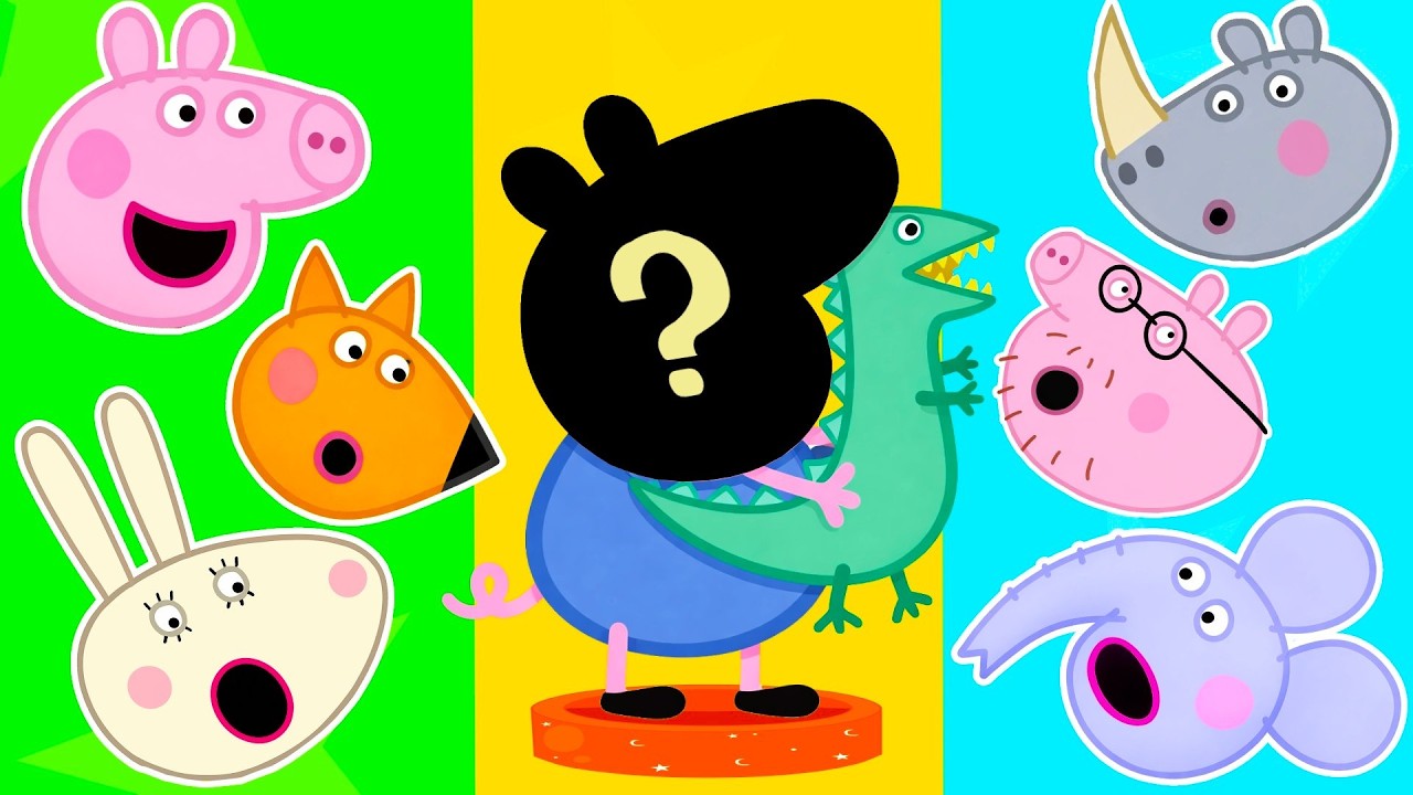 ⭐Dress Up With Peppa Pig's Best Friends  Colors for Kids!