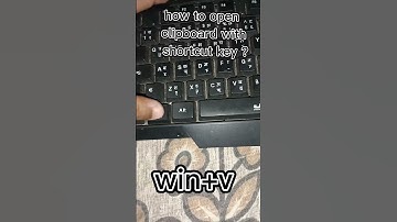 How to open clip board with shortcut key?😱😱😱 #viral video #shortvideo #computer #trending #shorts