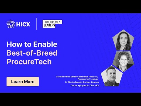 Learn How to Enable Best-of-Breed ProcureTech, Free Webinar