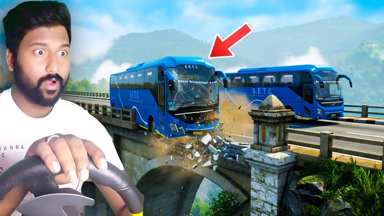 S. E. T. C Volvo 9600 Bus Driving Ets2 Multiplayer Gameplay Tamil on VTG 