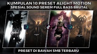 KUMPULAN 10 PRESET AM SPESIAL SOUND SEREM JJ KECE FULL BASS BRUTAL TERBARU | PRESET DI BAWAH 5 MB