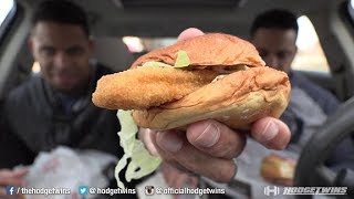 Eating Arby's Fish Sandwich @hodgetwins