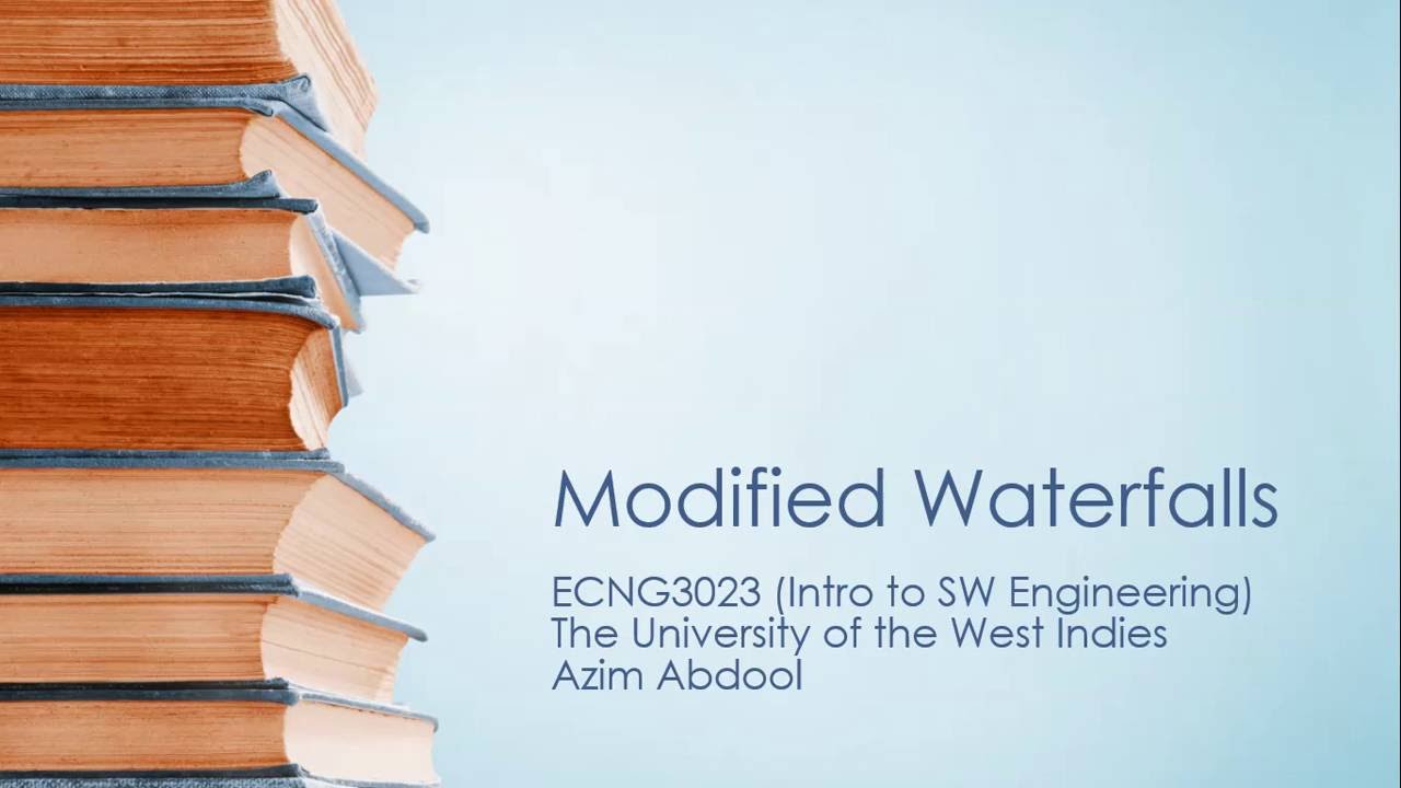 Modified Waterfall Models - YouTube