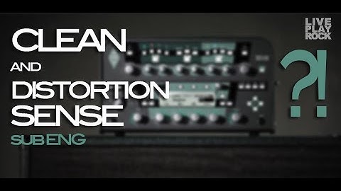 INPUT CLEAN & DISTORTION SENSE Tutorial Kemper amp Liveplayrock (sub eng) #liveplayrock #kemperamp