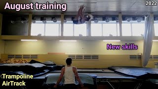 Trampoline gymnastics | August training 2022 | Anett Kruus