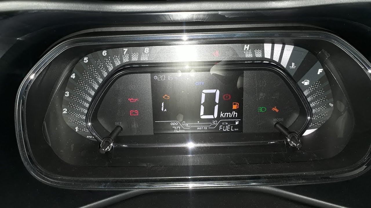 Tata Nexon Facelift BS6 Digital Instrument Cluster 2020 - YouTube