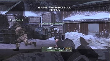 MW3: Infected - Throwing Knife Final Kill