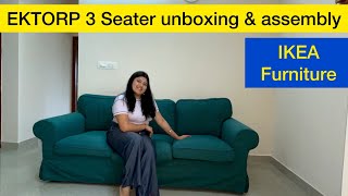 Ikea Ektorp 3 seater assembly with all the details | complete guide | Ikea Nagasandra Bangalore