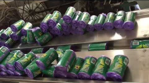 Plastic Garbage Bag Roll Automatic Shrink Wrapping Machine丨Lead Packaging Machine