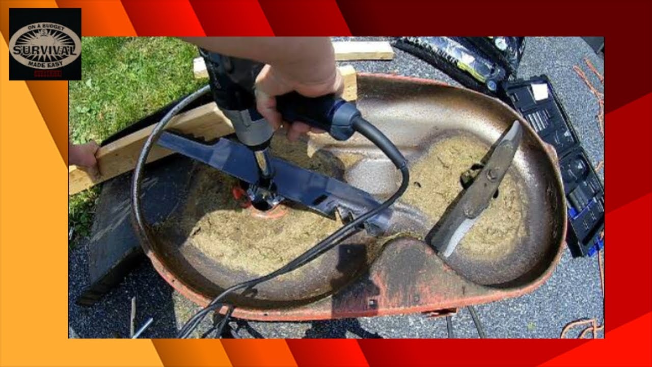 How to replace lawn mower blades (diy) YouTube