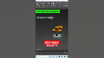 ✅ MassFX in 3ds Max ⚡ | Physics Simulation Tutorial | Quick Tip
