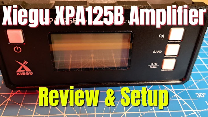 How to Xiegu XPA125B Amplifier with Xiegu G90 Review & Setup