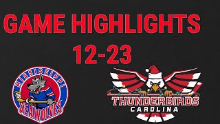 12-23 Game Highlights by Carolina Thunderbirds TV 373 views 1 year ago 8 minutes, 5 seconds