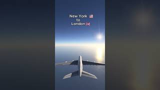 Airbus A380 New York🇺🇸 to London🇬🇧 #aviation #msfs
