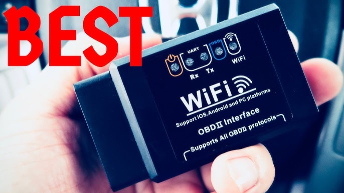 Friencity Car WiFi OBD 2 OBD2 OBD II Adaptador de escáner para iOS, Android  y Windows