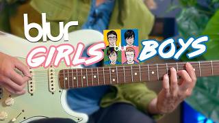 Play Girls & Boys By Blur - Electric Guitar Tutorial