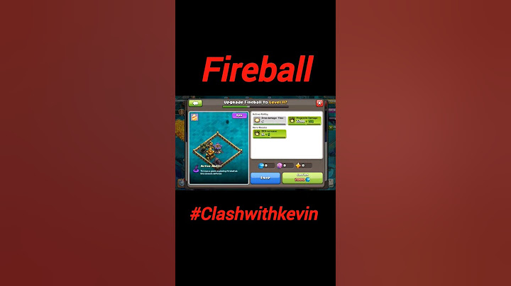 Fireball #clashofclans #playgames #supercell #carbonfingaming #itzu #sumit007yt #th17 #grandwarden
