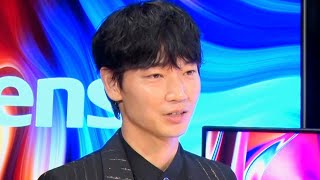 綾野剛、サッカーW杯の迫力映像に「初戦のドイツ戦が特に楽しみ」／ハイセンス新商品・新CM発表会