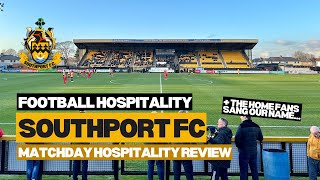 Southport FC hospitality review | The Padded Seat