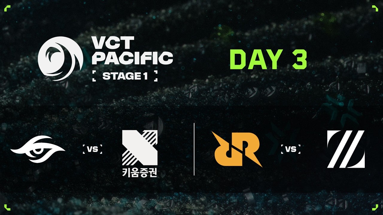 TS vs KRX / RRQ vs ZETA – VCT 퍼시픽 – 스테이지 1 – 그룹 스테이지 –  Day 3