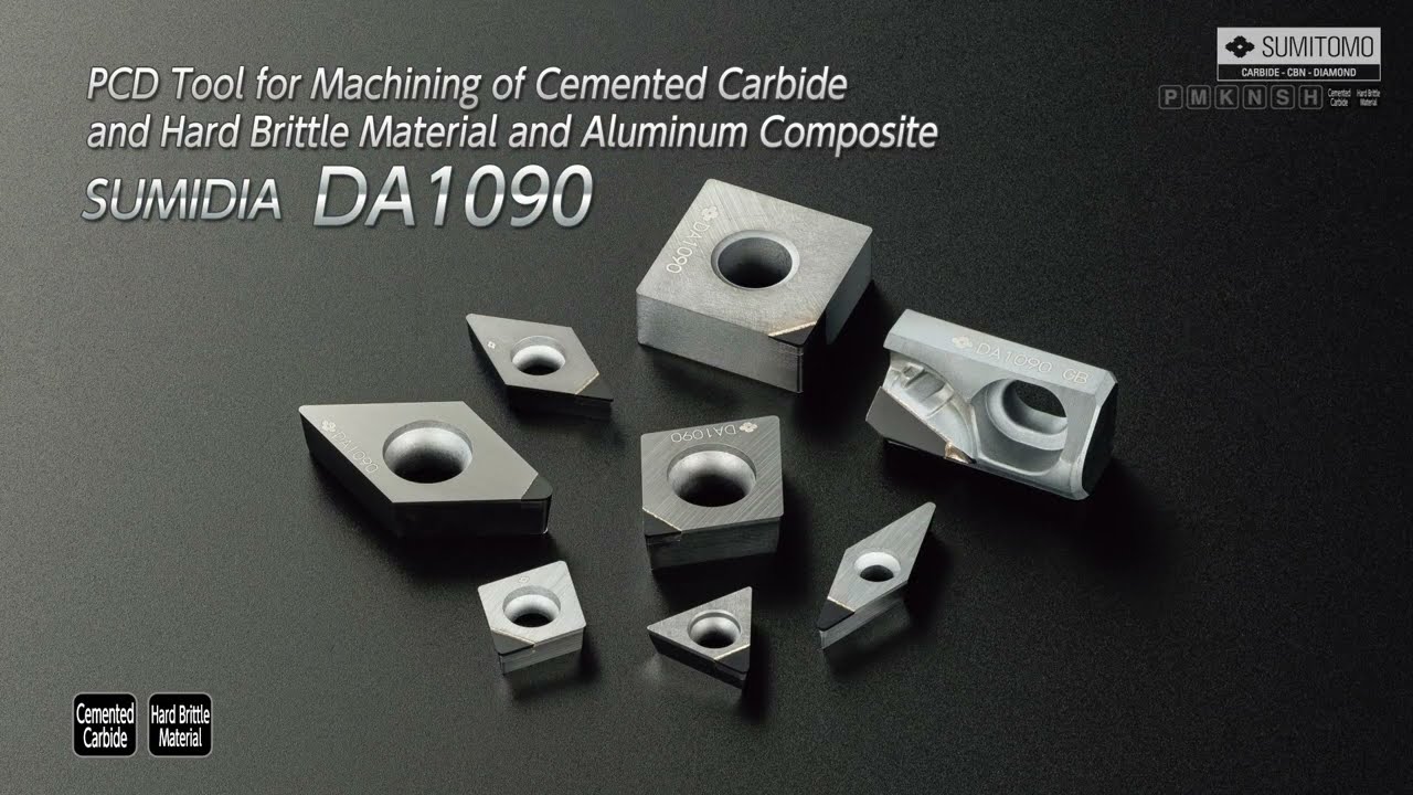 SUMIDIA DA1090 for Machining of Cemented Carbide, Hard Brittle 