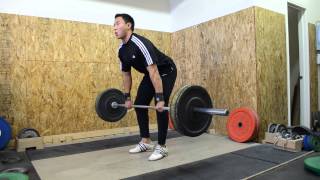 Clean Pull to Knee + Clean Pull