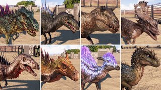All Juric World Alive Dinosaurs Part 1 - Juric World Evolution 2 Mod