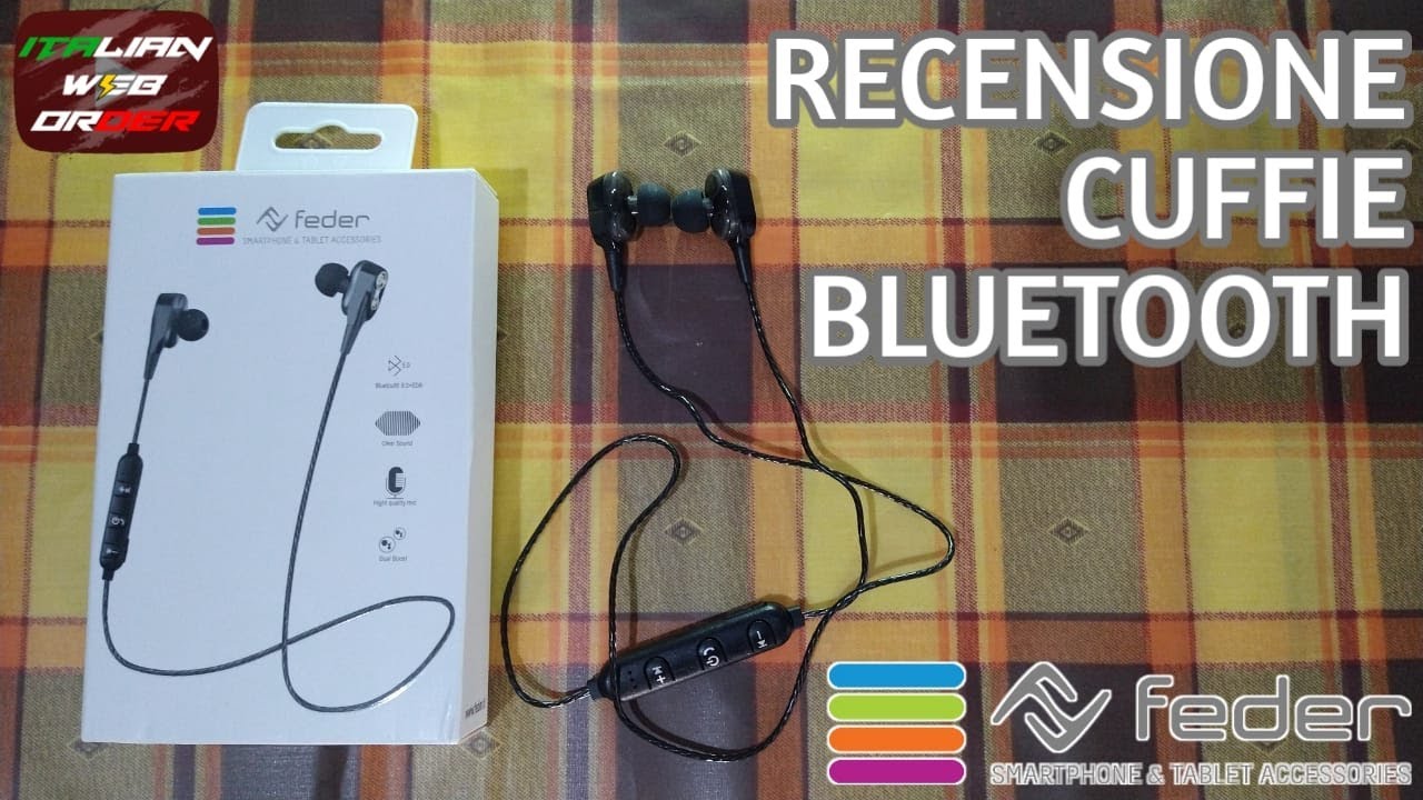 🎧 RECENSIONE AURICOLARI BLUETOOTH FEDER. SCONSIGLIATI 🎧 by  TheItalianWebOrder - YouTube