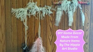I create this simple diy wall hanging using materials from nature that
my daughter (2 yrs old) and picked up on our daily walks, along with
some ite...