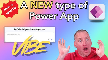 New at Ignite: A new way to Power App with Vibe Coding