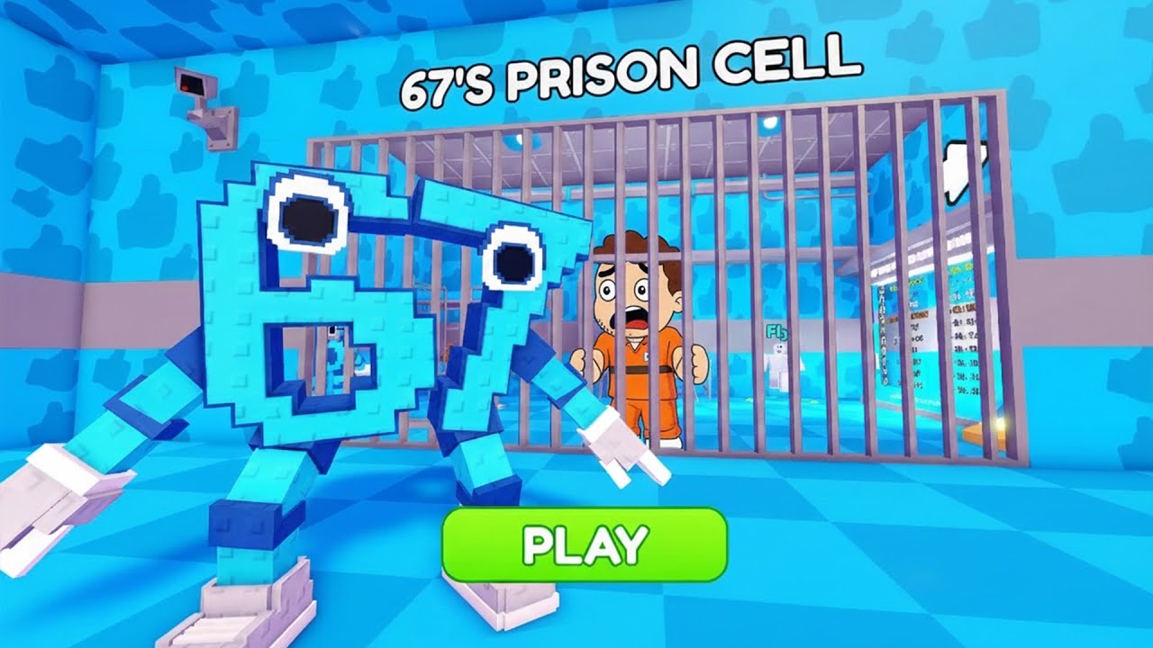 67’S PRISON RUN! 😱 New Scary Obby (