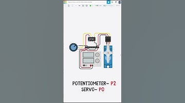 Controlling a Servo with ATtiny85 & Potentiometer 🎮🔧✨#tinkercad #ATtiny85 #servomotors  #iot