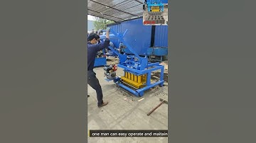 4 45 egg laying automatic  block brick making machine