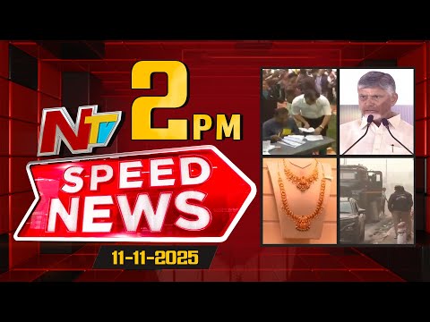 Speed News | 2 PM News Headlines | 11-11-2025 | NTV Telugu - NTVTELUGU