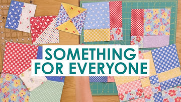 6 ideeën voor Charm Pack-blokken