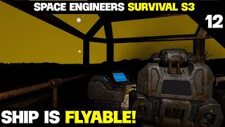 Getting A POI Crashed Ship into the AIR! | Space Engineers Survival (EP12) [2026]