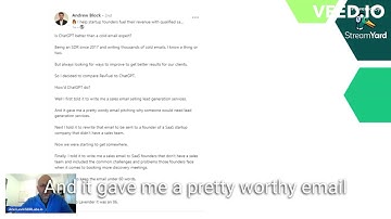 Revolutionize Your Sales Strategy with AI: ChatGPT vs Cold Email Expert │ChatGPT