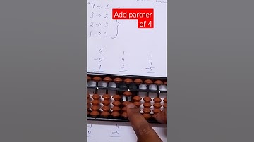 How to do Add partner of 4 in Abacus tool#abacuslearning #addpartner#abacusmath #abacus #viral