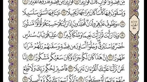سورة الإنسان بصوت الشيخ وديع اليمني