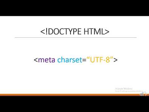 HTML Fundamental Tutorial for Beginners   17  HTML5 OVERVIEW