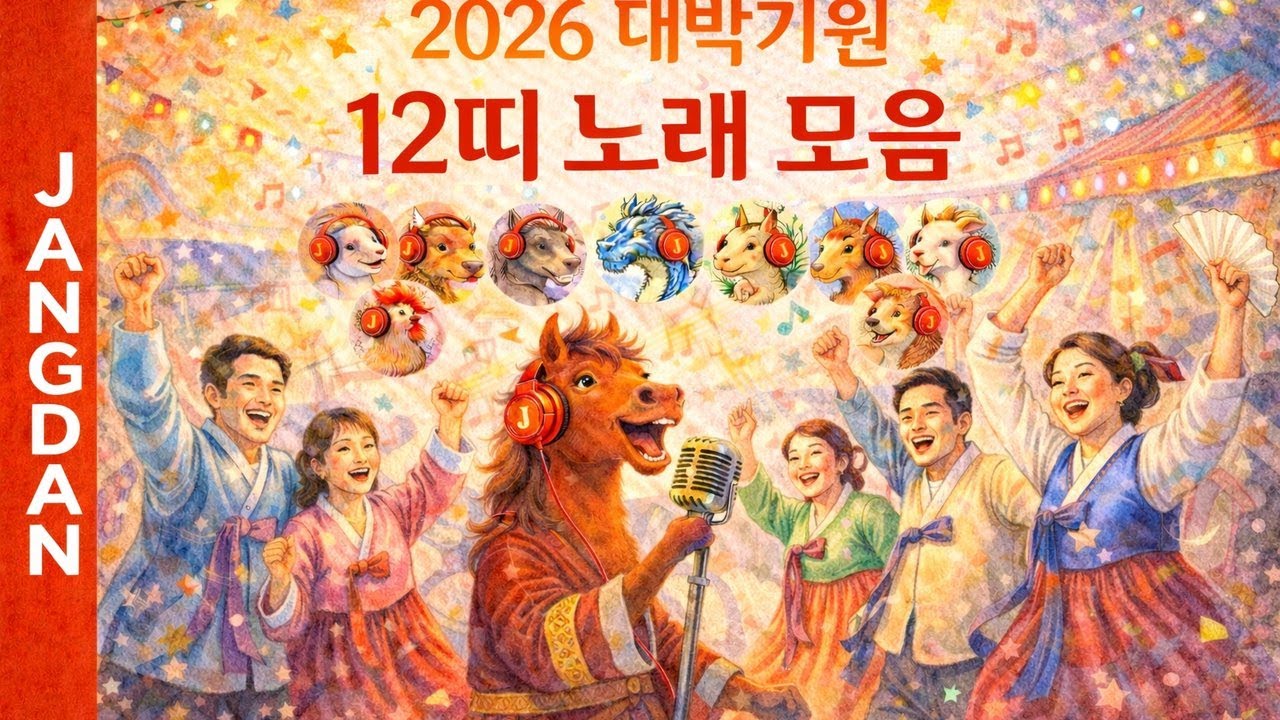 [퓨전국악] 🔥내 띠는 얼마나 신날까?🐯 12띠 노래 모음 (국악 댄스 리믹스) | 쥐띠부터 돼지띠까지 전곡 듣기 🔥