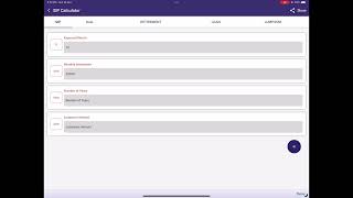HOW TO CALCULATE SIP RETURNS IN SIP CALCULATOR APP screenshot 2